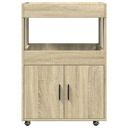 Barový Vozík Dub Sonoma 60 X 39,5 X 89 Cm Kompozitní Dřevo