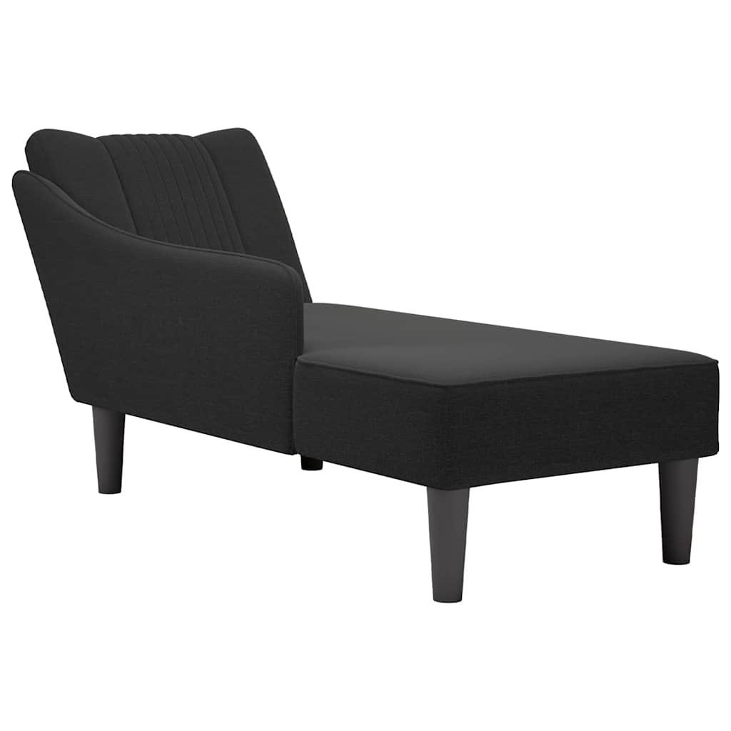 Lenoška S Pravou Područkou Tmavě Šedá Textil