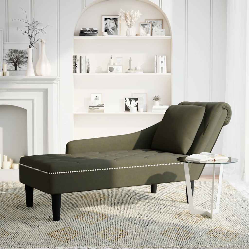 Lenoška S Polštářem A Područkou Na Pravé Straně Koženka