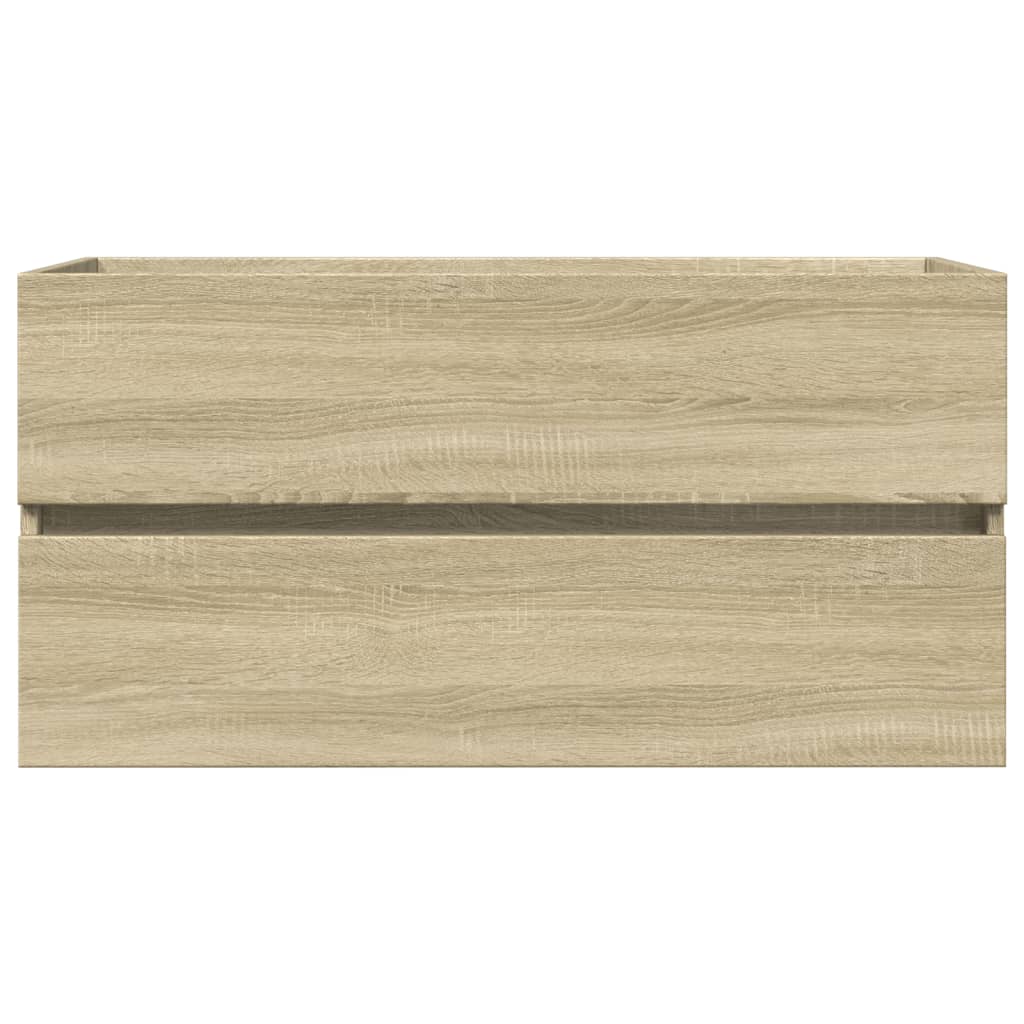 Skříňka Pod Umyvadlo Dub Sonoma 90 X 38,5 X 45 Cm Dřevotříska