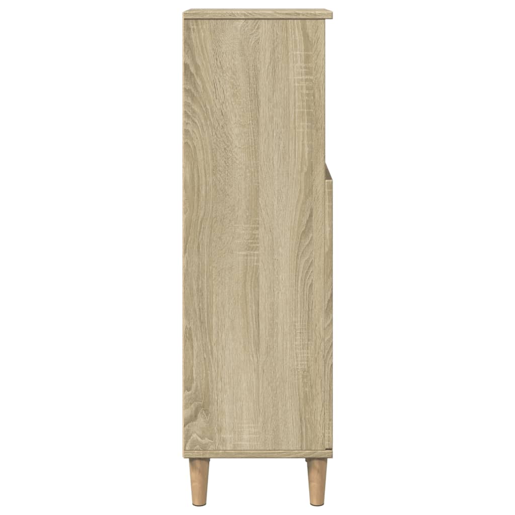 Koupelnová Skříňka 30 X 30 X 100 Cm Kompozitní Dřevo
