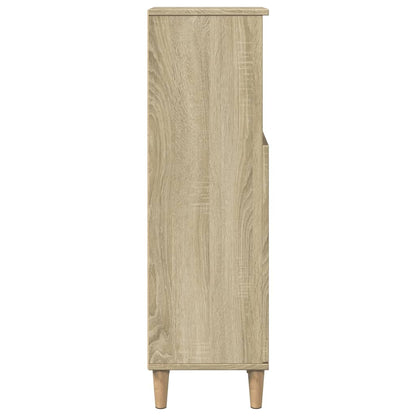 Koupelnová Skříňka 30 X 30 X 100 Cm Kompozitní Dřevo