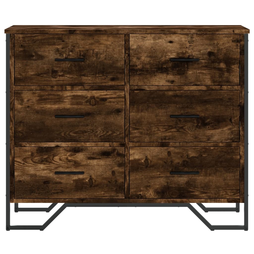 Komoda 91 X 35,5 X 74,5 Cm Kompozitní Dřevo
