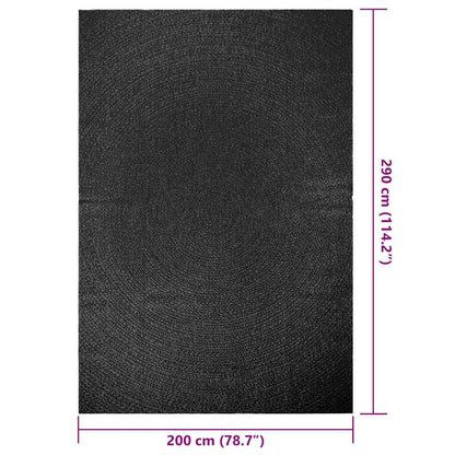 Koberec Zizur 200X290 Cm Jutový Vzhled Interiér I Exteriér