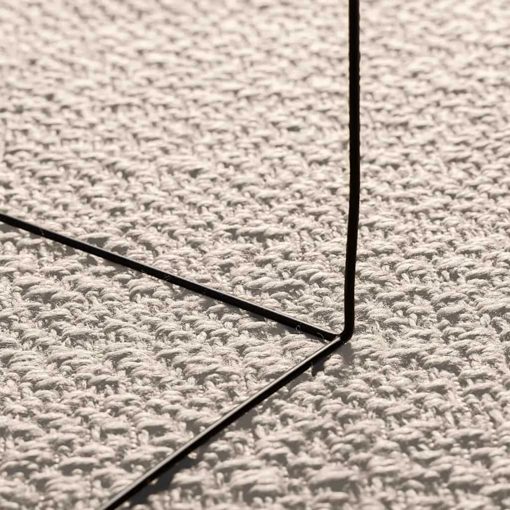 Koberec Zizur Krémová 60X110 Cm Jutový Vzhled Interiér Exteriér