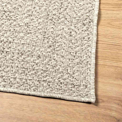 Koberec Zizur Krémová 120X170Cm Jutový Vzhled Interiér Exteriér