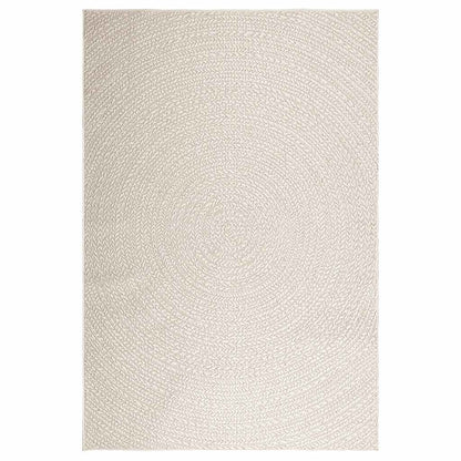 Koberec Zizur Krémová 160X230Cm Jutový Vzhled Interiér Exteriér