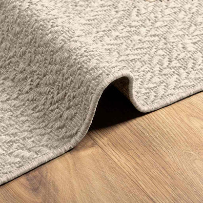Koberec Zizur Krémová 160X230Cm Jutový Vzhled Interiér Exteriér