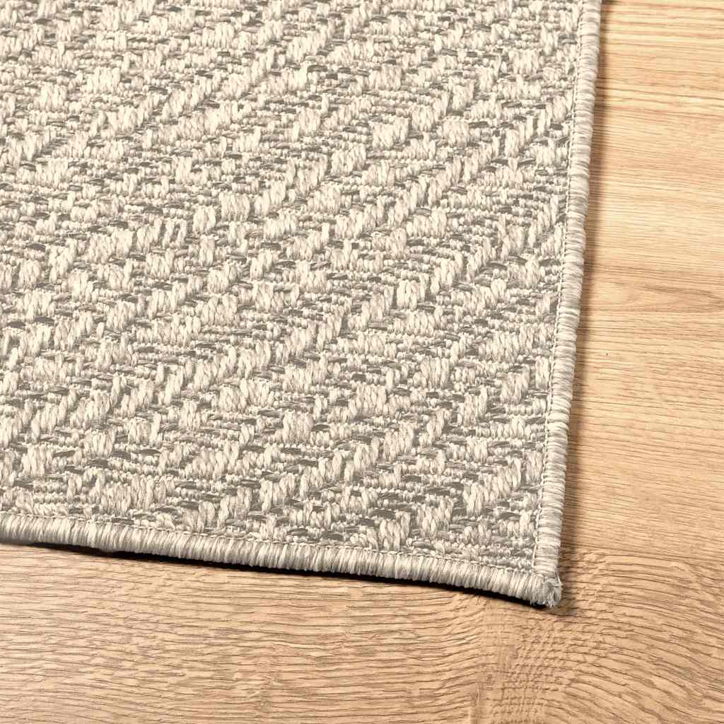 Koberec Zizur Krémová 160X230Cm Jutový Vzhled Interiér Exteriér
