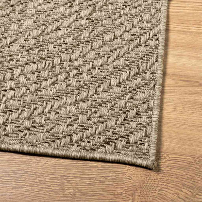 Koberec Zizur Béžový 60X110 Cm Jutový Vzhled Interiér Exteriér