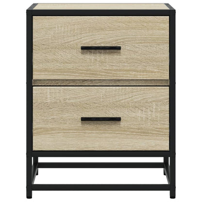 Noční Stolek 40 X 31 X 50 Cm Kompozitní Dřevo