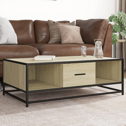 Konferenční Stolek Šedý Sonoma 100 X 57 X 35 Cm Kompozit A Kov