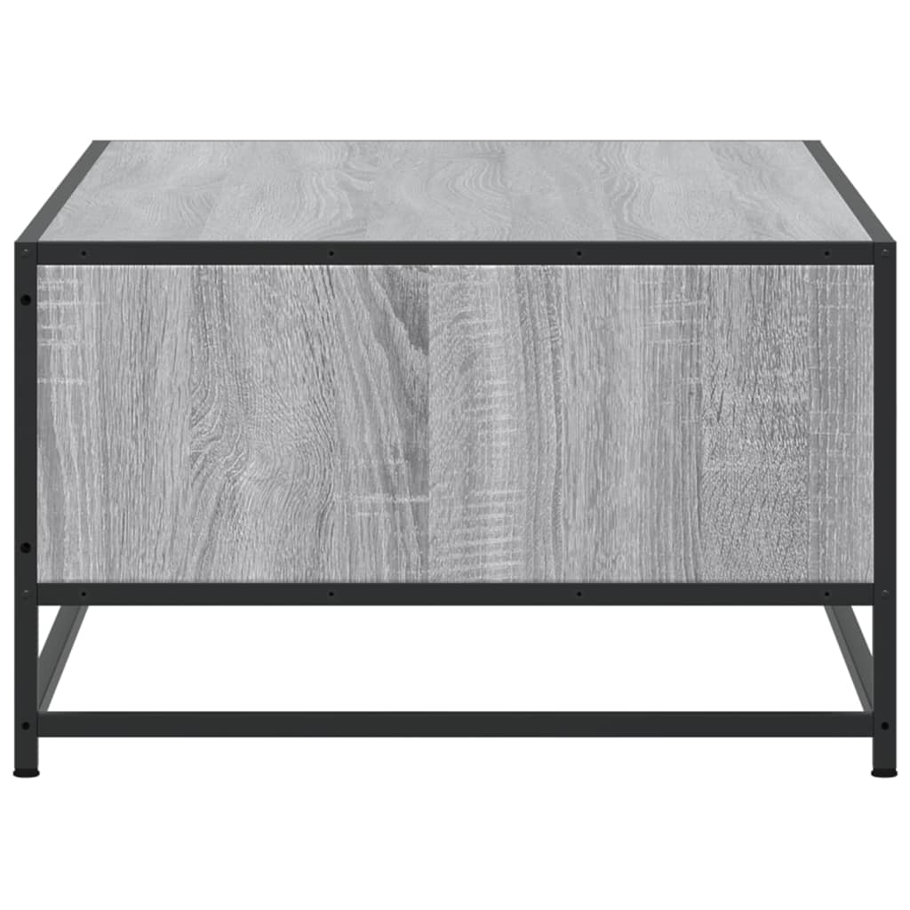 Konferenční Stolek Šedý Sonoma 100 X 57 X 35 Cm Kompozit A Kov