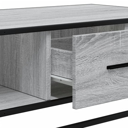 Konferenční Stolek Šedý Sonoma 100 X 57 X 35 Cm Kompozit A Kov