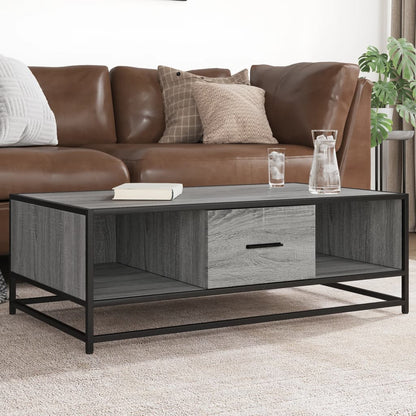 Konferenční Stolek Šedý Sonoma 100 X 57 X 35 Cm Kompozit A Kov