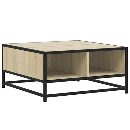 Konferenční Stolek Dub Sonoma 60,5X60,5X30 Cm Kompozit A Kov