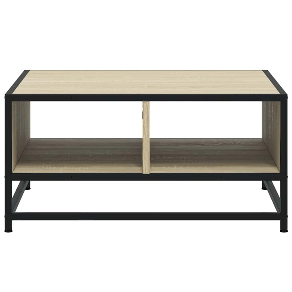 Konferenční Stolek Dub Sonoma 60,5X60,5X30 Cm Kompozit A Kov