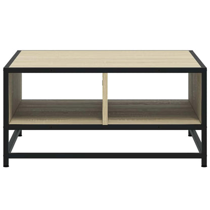 Konferenční Stolek Dub Sonoma 60,5X60,5X30 Cm Kompozit A Kov