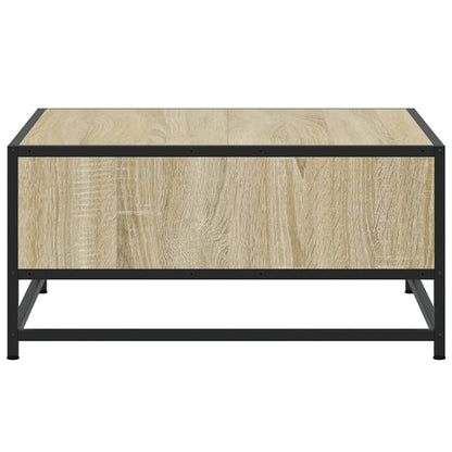 Konferenční Stolek Dub Sonoma 60,5X60,5X30 Cm Kompozit A Kov