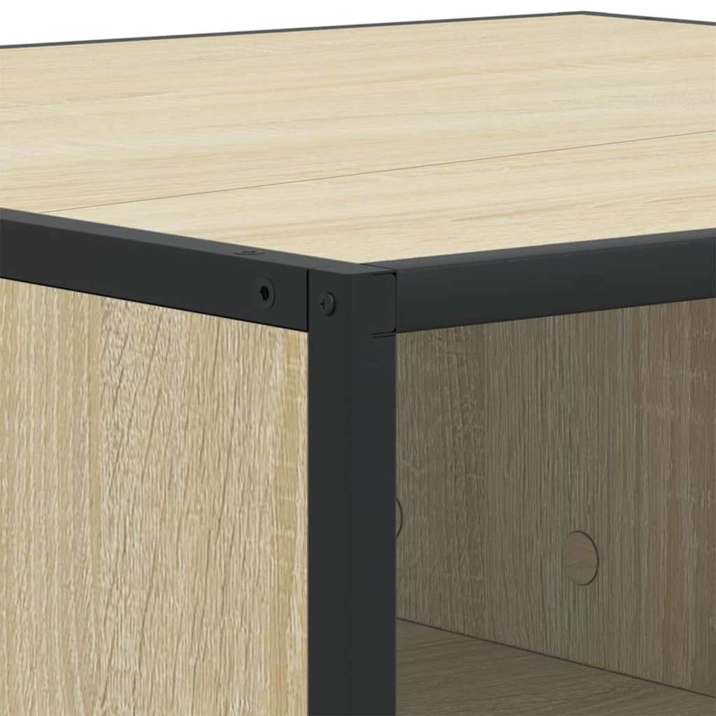 Konferenční Stolek Dub Sonoma 60,5X60,5X30 Cm Kompozit A Kov