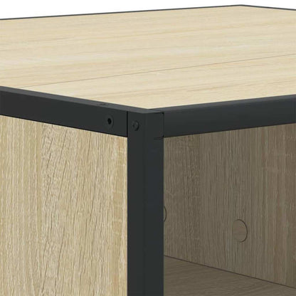 Konferenční Stolek Dub Sonoma 60,5X60,5X30 Cm Kompozit A Kov