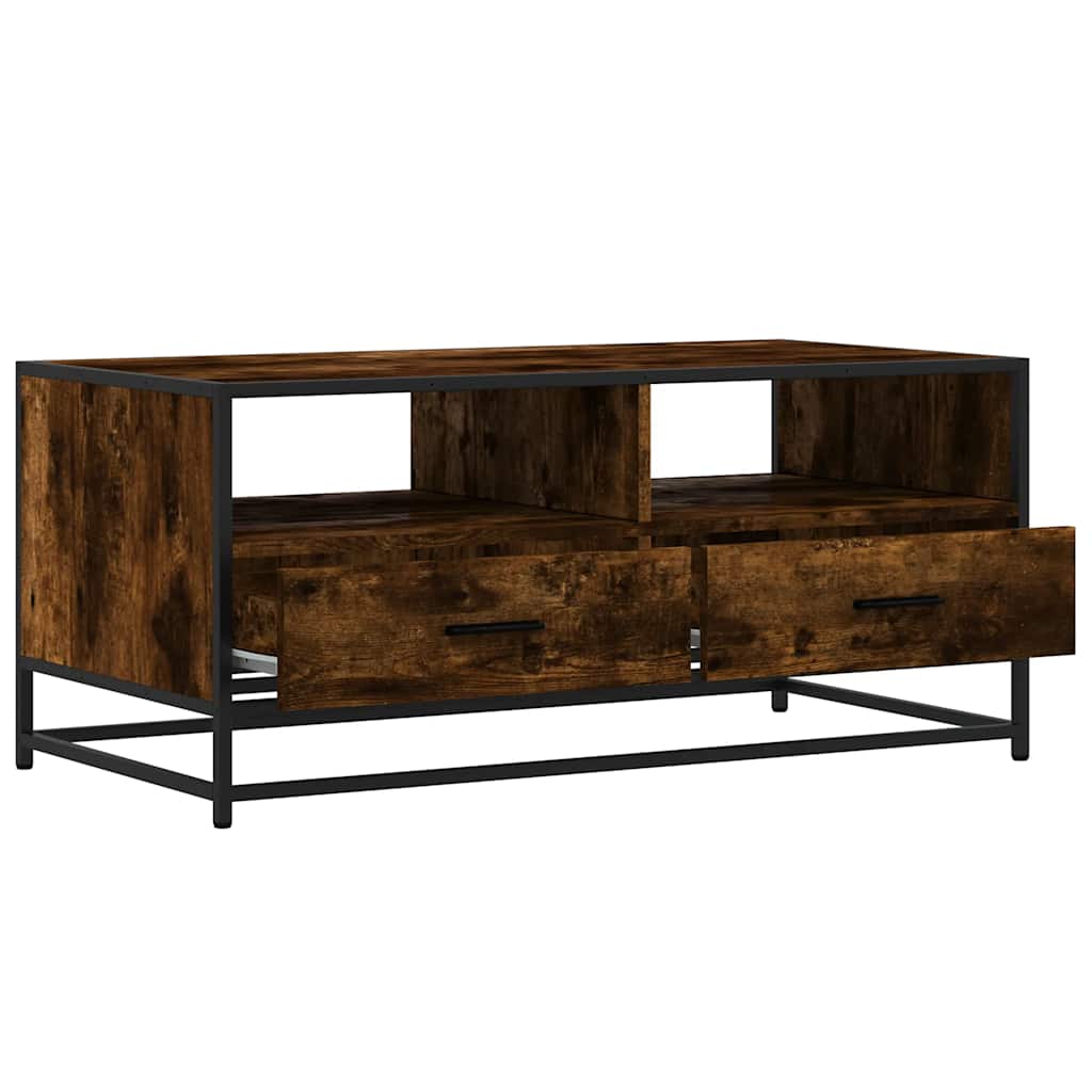 Konferenční Stolek 100 X 50 X 45 Cm Kompozit A Kov