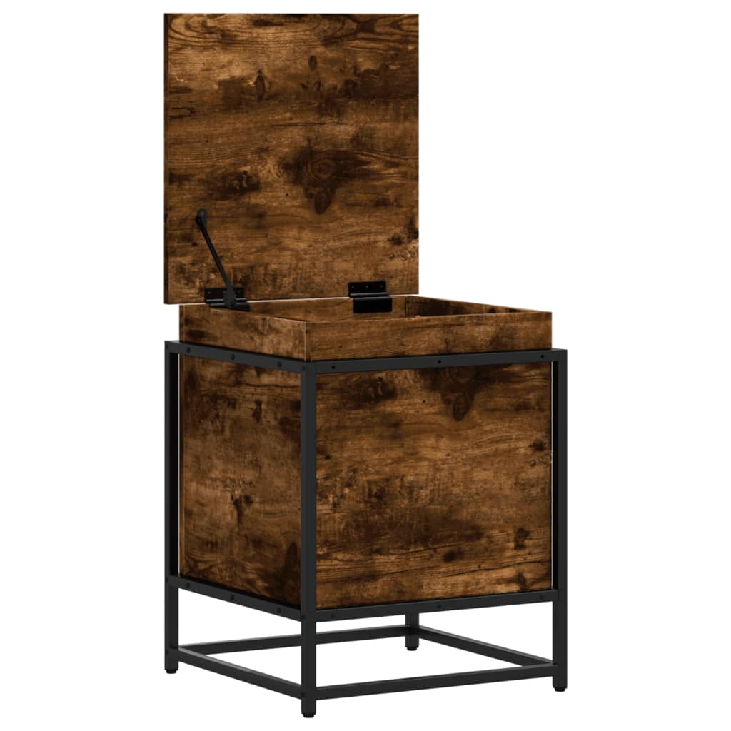 Úložný Box S Víkem 40X40X51,5 Cm Kompozitní Dřevo