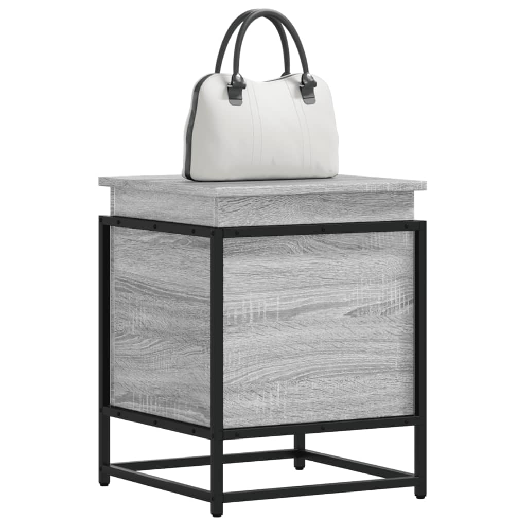 Úložný Box S Víkem 40X40X51,5 Cm Kompozitní Dřevo