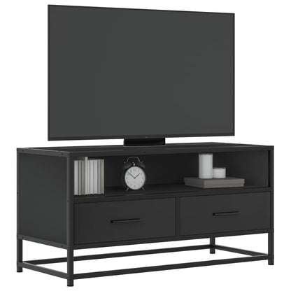 Tv Skříňka Šedá Sonoma 80 X 34,5 X 40 Cm Kompozitní Dřevo A Kov