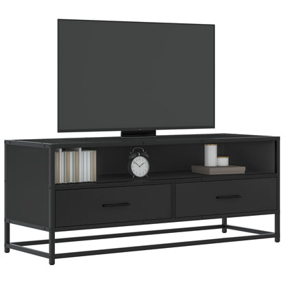 Tv Skříňka Šedá Sonoma 80 X 34,5 X 40 Cm Kompozitní Dřevo A Kov