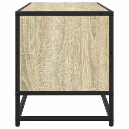 Tv Skříňka Dub Sonoma 80 X 34,5 X 40 Cm Kompozitní Dřevo A Kov