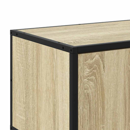 Tv Skříňka Dub Sonoma 80 X 34,5 X 40 Cm Kompozitní Dřevo A Kov