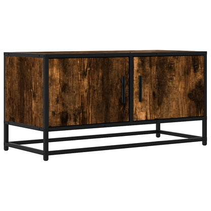 Tv Skříňka 80 X 34,5 X 40 Cm Kompozitní Dřevo A Kov