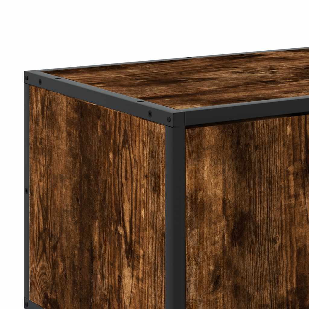 Tv Skříňka 80 X 34,5 X 40 Cm Kompozitní Dřevo A Kov