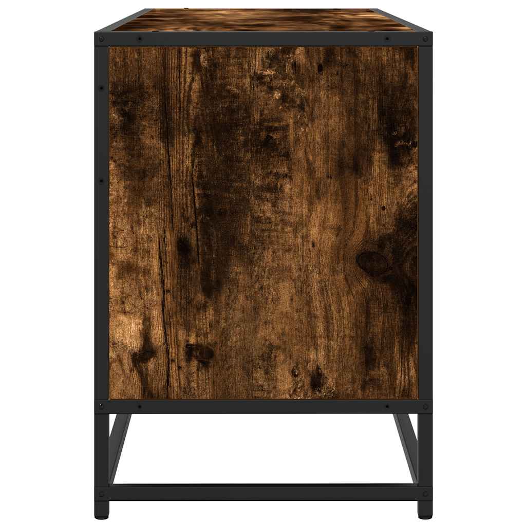Tv Skříňka 100 X 35 X 50 Cm Kompozitní Dřevo A Kov