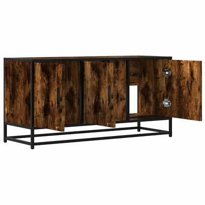 Tv Skříňka 100 X 35 X 50 Cm Kompozitní Dřevo A Kov