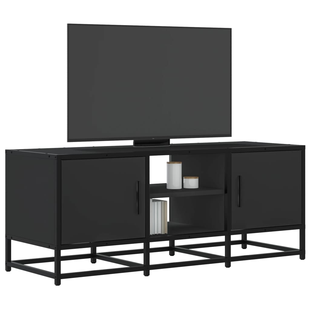 Tv Skříňka 100 X 35 X 41 Cm Kompozitní Dřevo A Kov