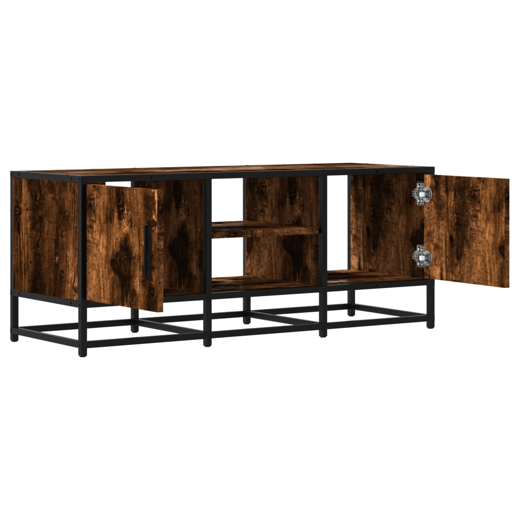Tv Skříňka 100 X 35 X 41 Cm Kompozitní Dřevo A Kov