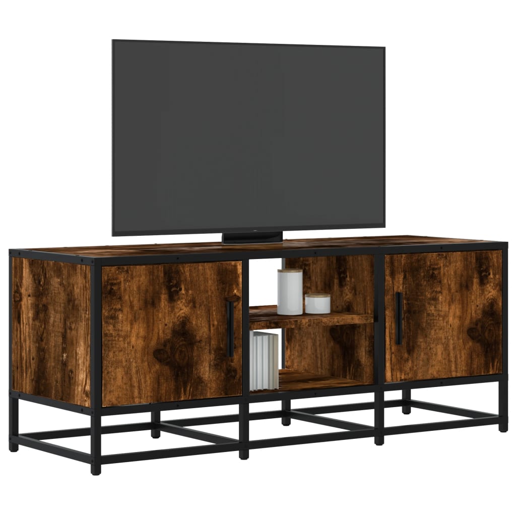 Tv Skříňka 100 X 35 X 41 Cm Kompozitní Dřevo A Kov