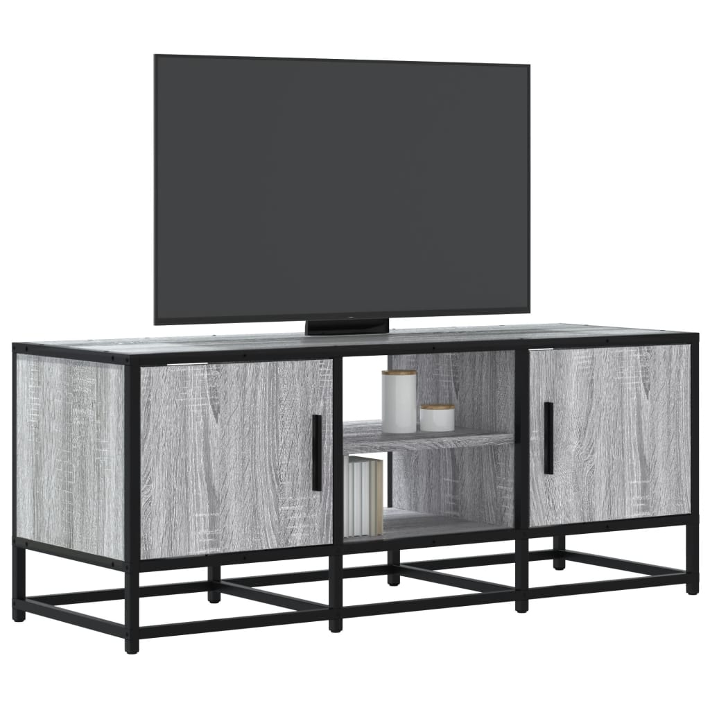 Tv Skříňka 100 X 35 X 41 Cm Kompozitní Dřevo A Kov