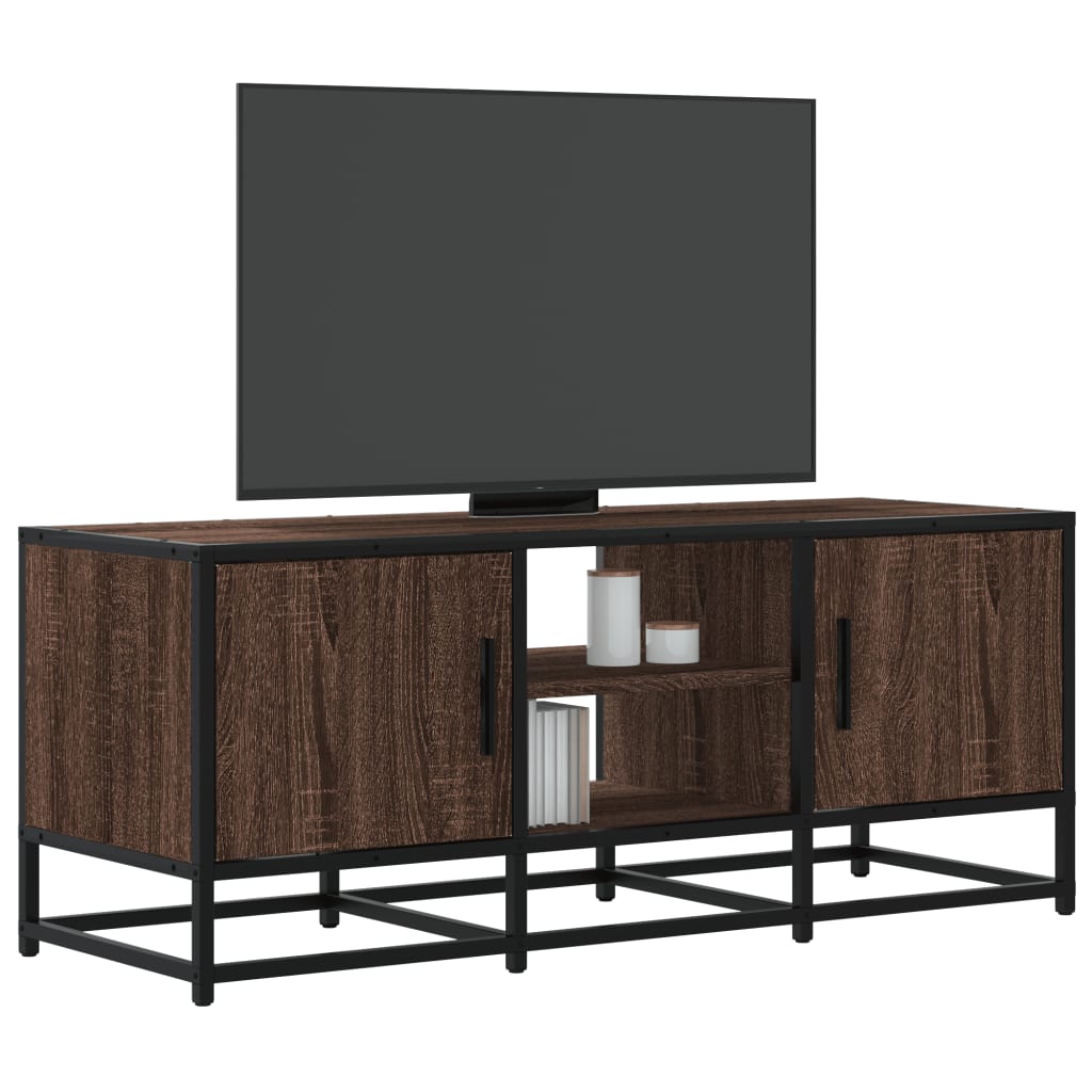 Tv Skříňka 100 X 35 X 41 Cm Kompozitní Dřevo A Kov