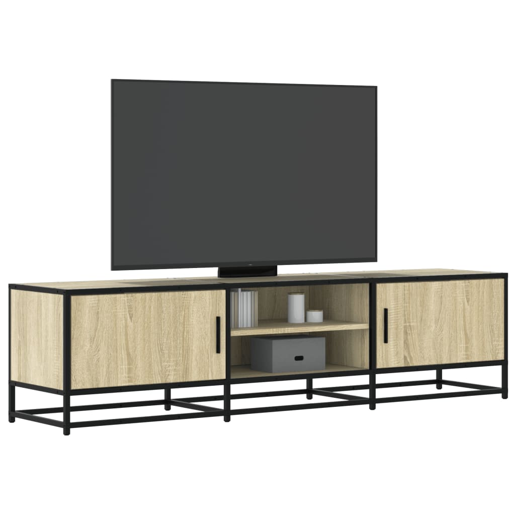 Tv Skříňka 100 X 35 X 41 Cm Kompozitní Dřevo A Kov