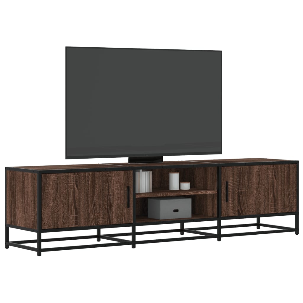 Tv Skříňka 100 X 35 X 41 Cm Kompozitní Dřevo A Kov