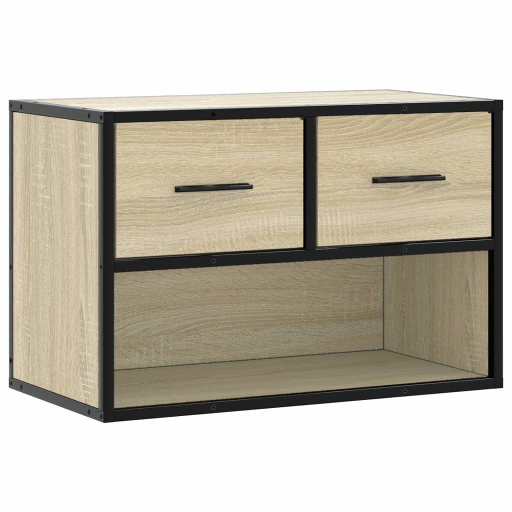 Tv Skříňka 60 X 31 X 39,5 Cm Kompozitní Dřevo A Kov