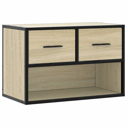 Tv Skříňka 60 X 31 X 39,5 Cm Kompozitní Dřevo A Kov