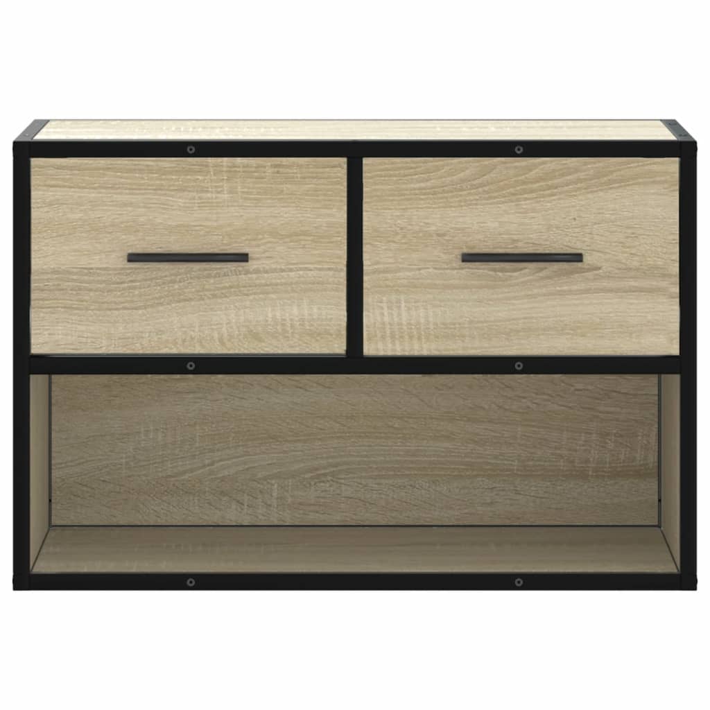 Tv Skříňka 60 X 31 X 39,5 Cm Kompozitní Dřevo A Kov