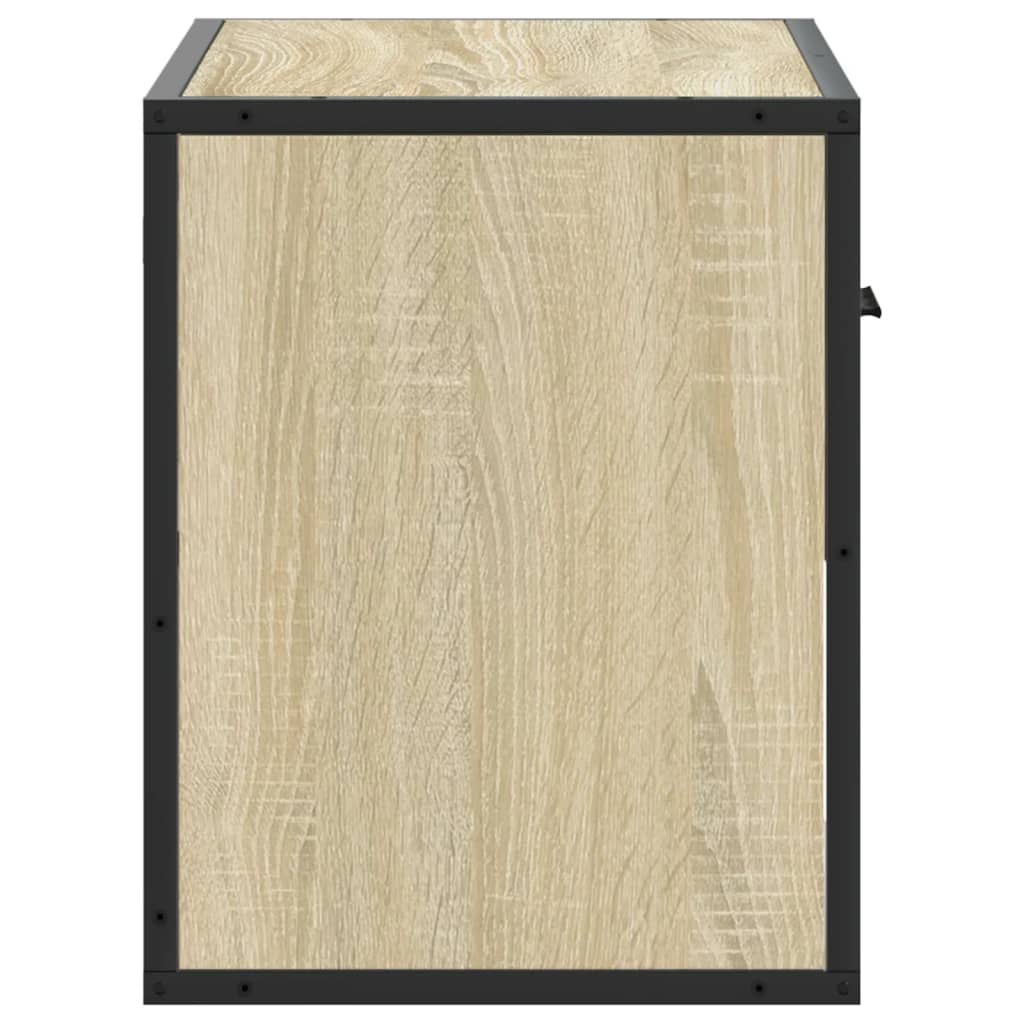 Tv Skříňka 60 X 31 X 39,5 Cm Kompozitní Dřevo A Kov