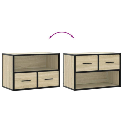 Tv Skříňka 60 X 31 X 39,5 Cm Kompozitní Dřevo A Kov