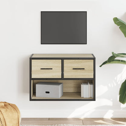 Tv Skříňka 60 X 31 X 39,5 Cm Kompozitní Dřevo A Kov