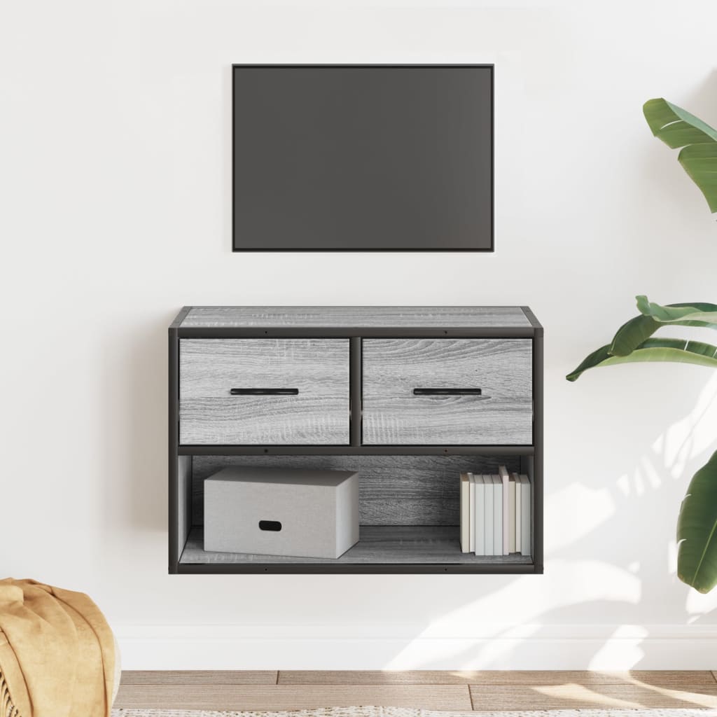 Tv Skříňka 60 X 31 X 39,5 Cm Kompozitní Dřevo A Kov